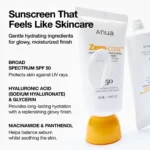ANUA Zero Cast Moisturizing Finish Sunscreen 50ml - Image 7